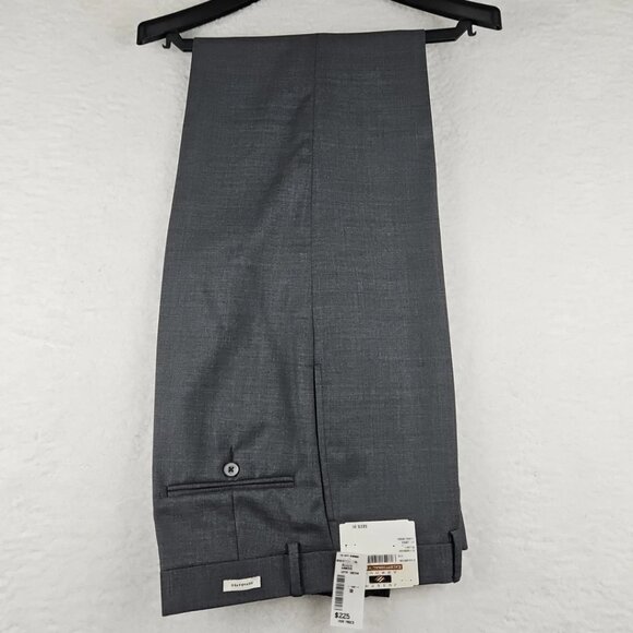 $900 NEW USA Made Joseph Abboud 3 Pc. Suit 46R 38w MODERN TRIM FIT 100% Wool - Picture 5 of 16